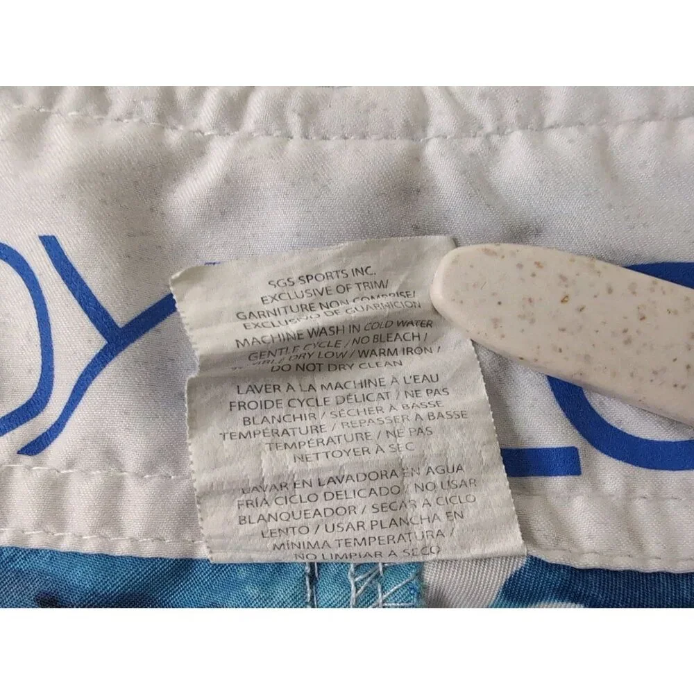 Body Glove‎ Board Shorts Swim Suit Mens 38 Blue Floral Hawaiian Surf Beach